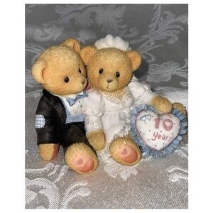 Vintage 1997 Cherished Teddies "A Decade Of Teddy Bear Love" 10th Anniversary